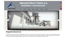 Desktop Screenshot of megaestructurassa.com